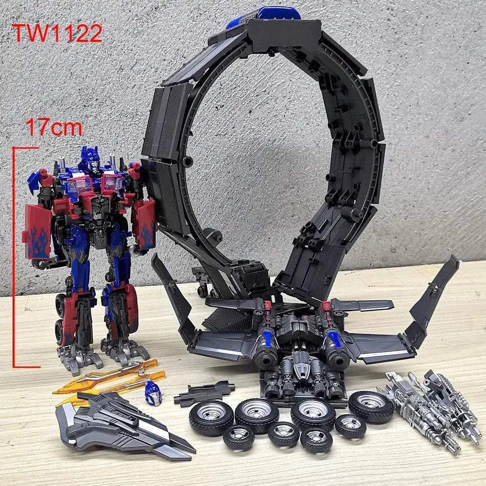 Transforming Action Figure Robot With Car Trailer Accessory - ToylandEU