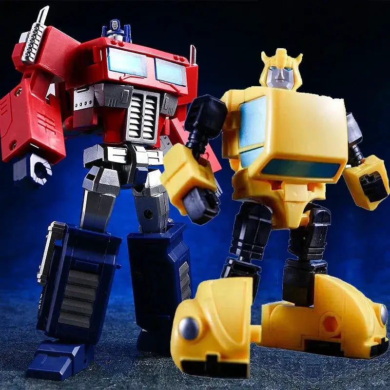 Transforming Bee Commander Action Figure 10cm Pocket Robot Toy - ToylandEU