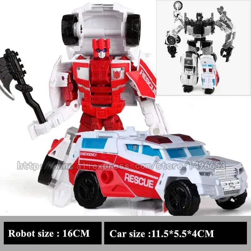 Transforming Five In One Robot Car Action Figure Durable - ToylandEU