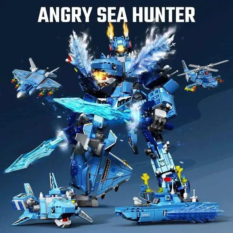  Transforming Mech Robot Building Blocks Kit Lego -  ToylandEU™