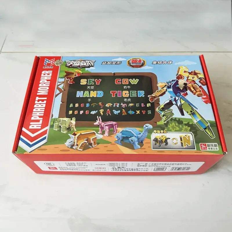 Transforming Number Robot Action Figure With Box Packaging - ToylandEU