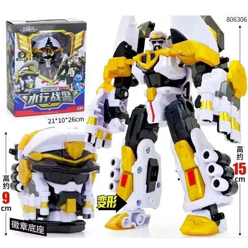 Transforming Robot Action Figure Marine Cop Edition - ToylandEU