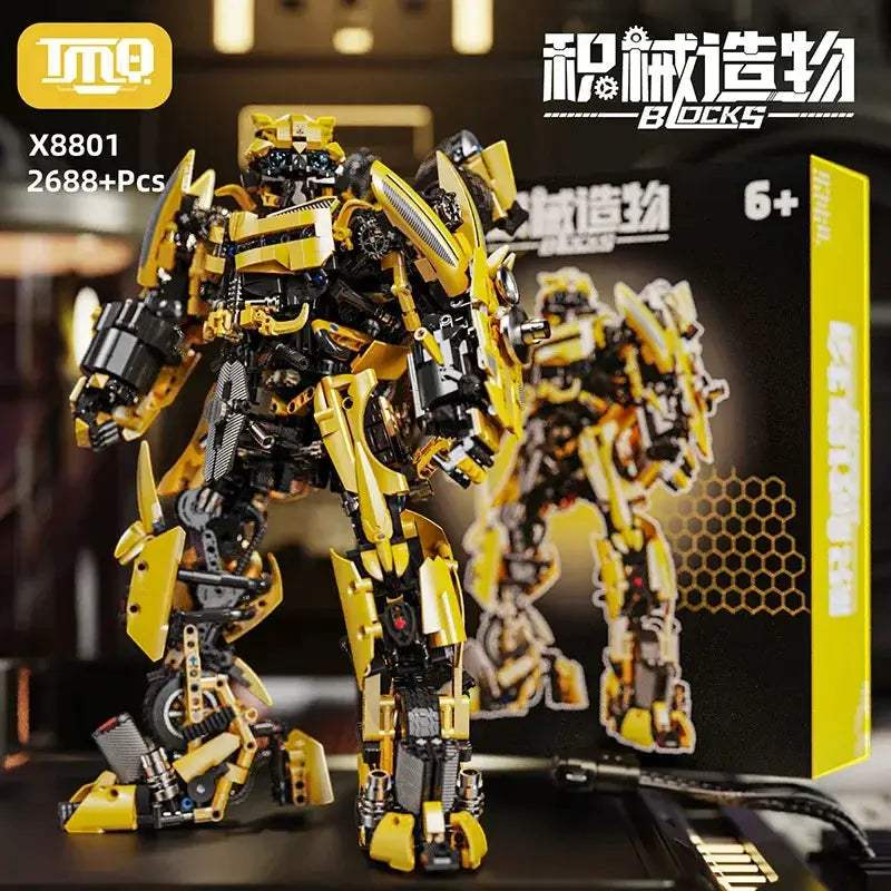 Transforming Robot Building Blocks Set For Kids Premium - ToylandEU