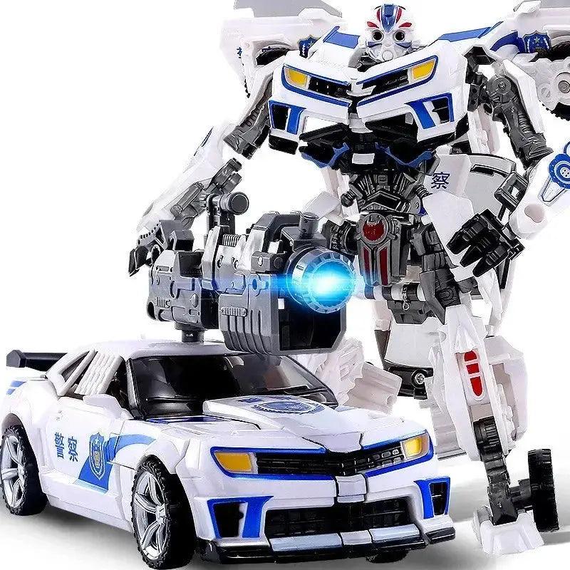  Transforming Robot Car Action Figure Durable Abs Plastic -  ToylandEU™