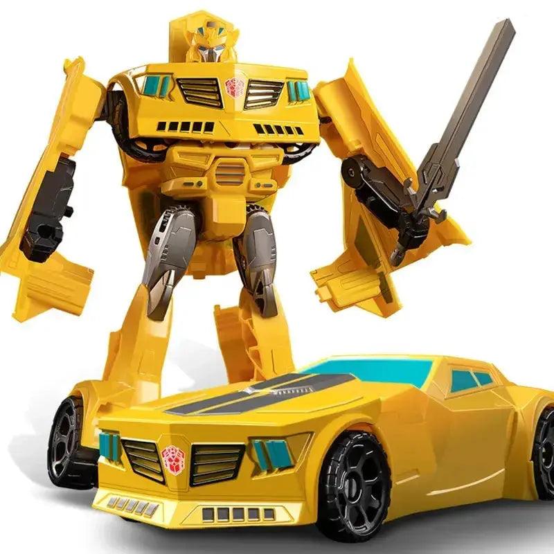  Transforming Robot Car Action Figure Durable Abs Plastic -  ToylandEU™