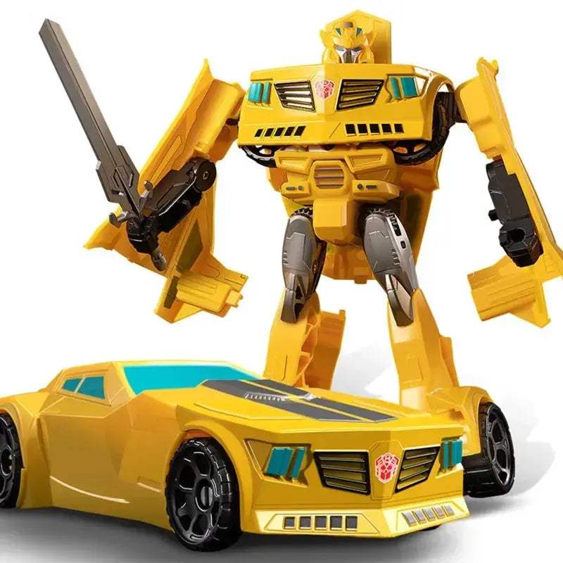 Transforming Robot Car Action Figure Toy Anime Style - ToylandEU