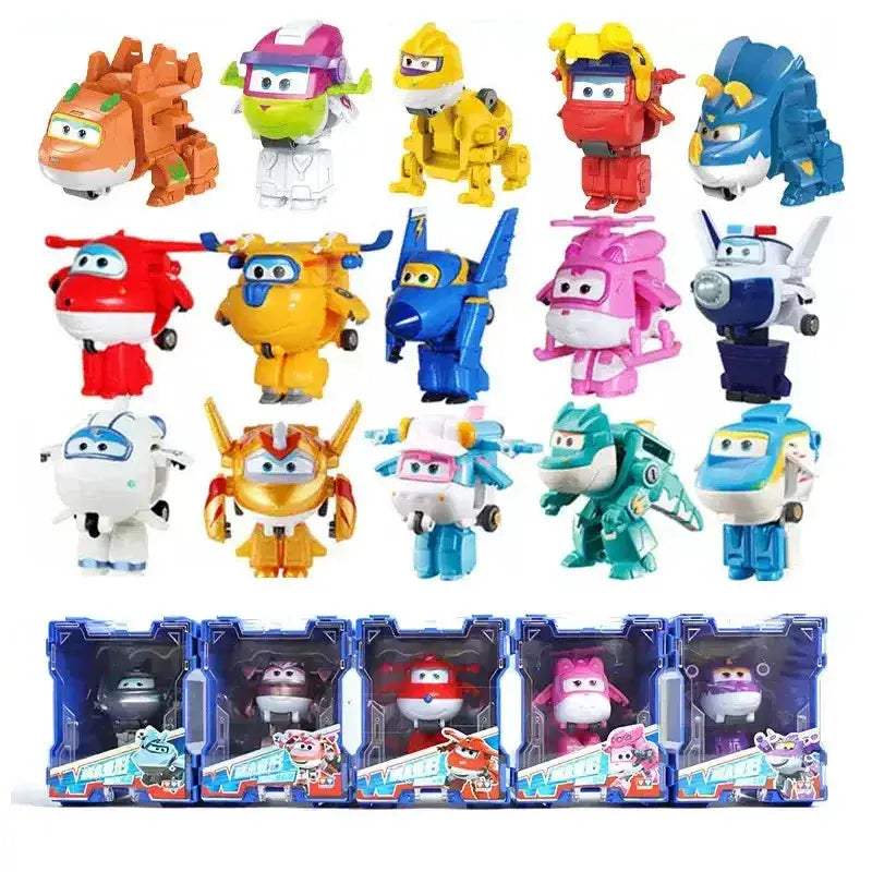 Transforming Robot Plane Action Figure Toy For Kids - ToylandEU