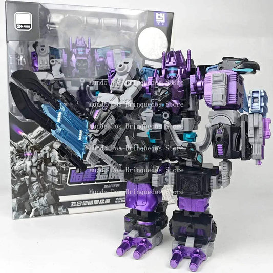 Transforming Robot Predaking Action Figure 21cm 5 In 1 - ToylandEU