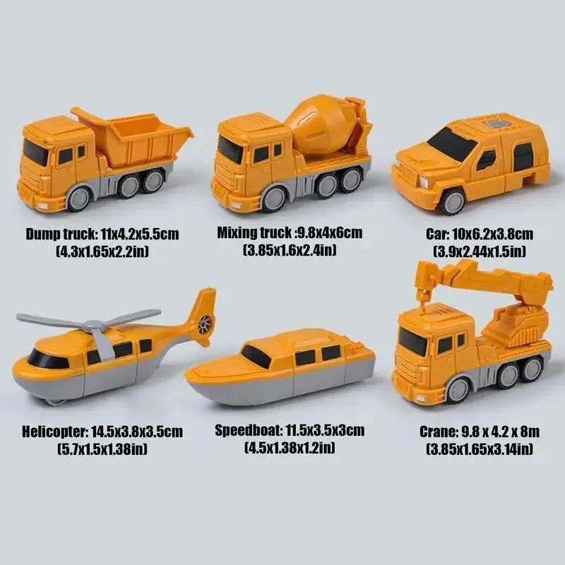  Magnetic Adaptable Robot Car - Fun Construction Toy for Kids -  ToylandEU™