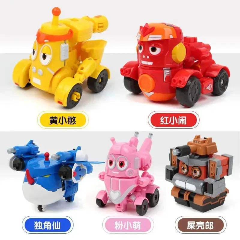 Transforming Robot Toy Set For Kids Mecha Figures Gift - ToylandEU