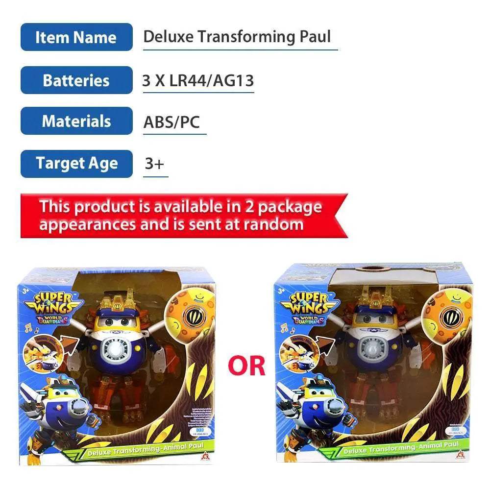 Super Wings S6 Deluxe Paul 6 Inch Adaptable Toy -  ToylandEU™