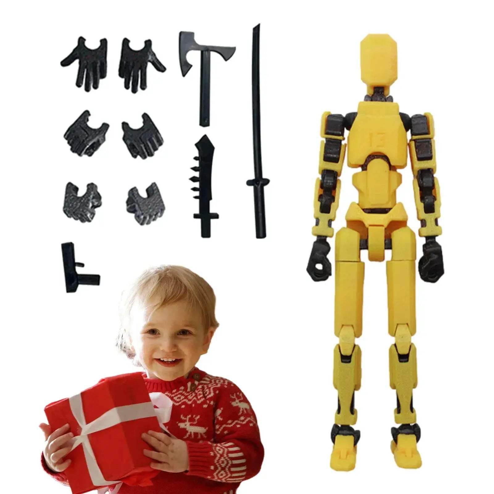 Transforming Robot Toy With Multi Joint Articulated Action Figure - ToylandEU