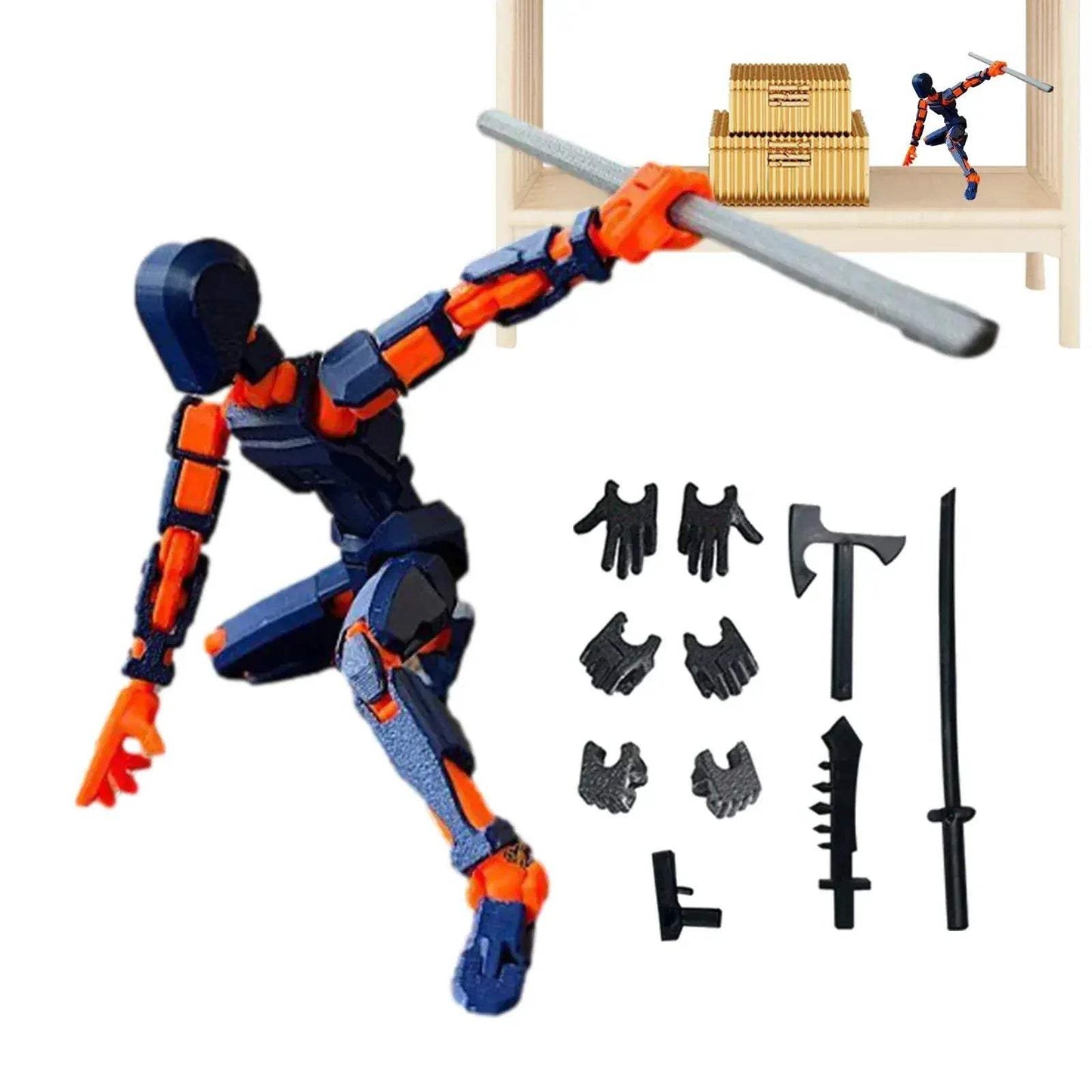 Transforming Robot Toy With Multi Joint Articulated Action Figure - ToylandEU
