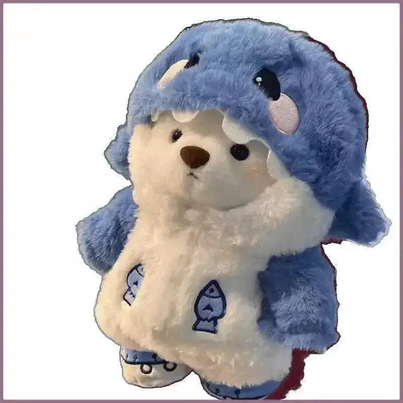  Transforming Shark to Bear Plush Doll For Girls Gift -  ToylandEU™