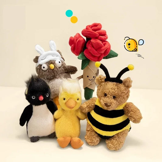 Transforming Squishy Plush Toy Bear Bee Owl Duck Gift - ToylandEU
