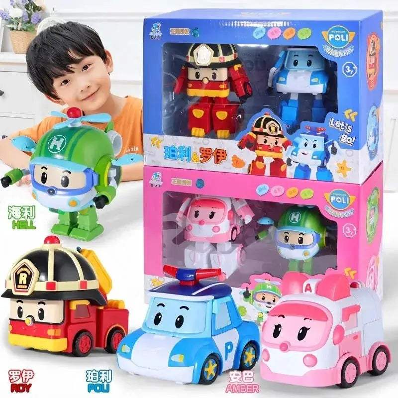 Transforming Vehicle Robot Toy Action Figure For Kids - ToylandEU