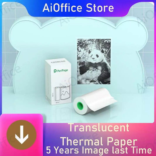 Translucent Thermal Sticker Paper for Peripage Mini Printers - ToylandEU