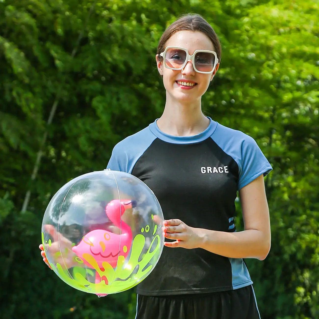  Transparent Beach Ball Inflatable Pool Toy Durable -  ToylandEU™