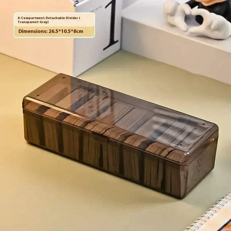 Transparent Card Storage Box With Cover Large Capacity - ToylandEU
