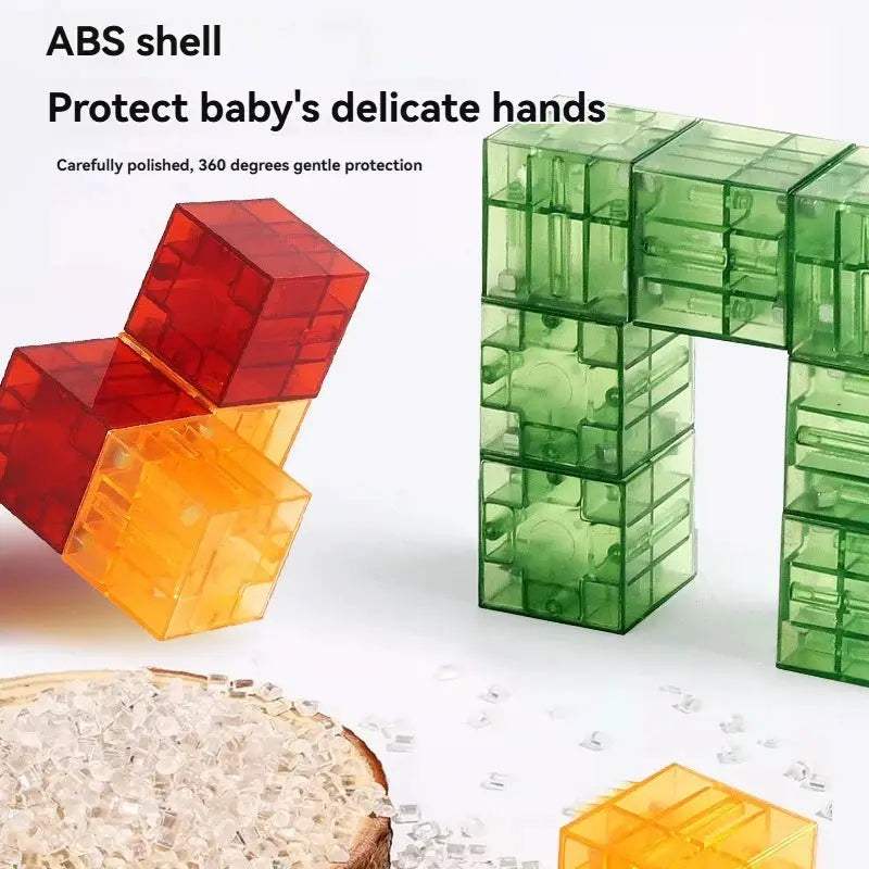  Transparent Magnetic Blocks For Kids Sensory Toys -  ToylandEU™