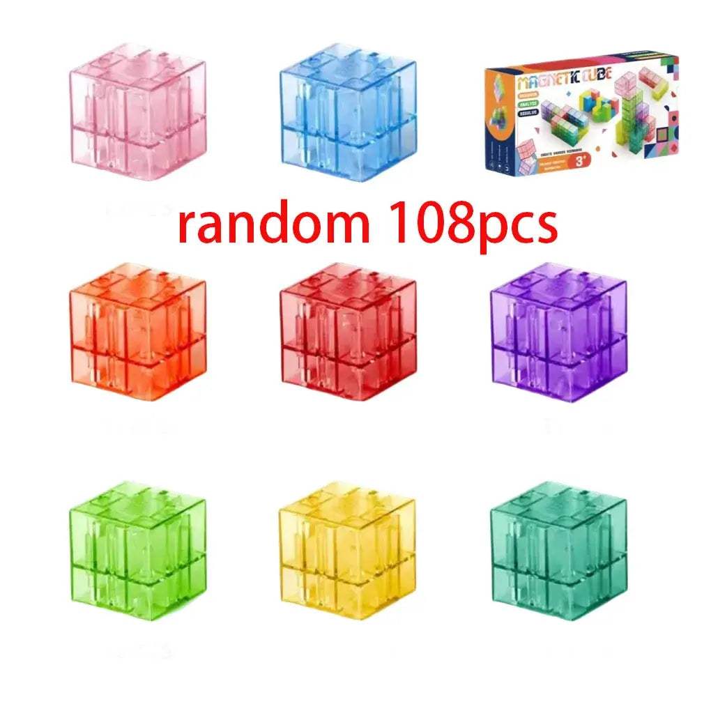  Transparent Magnetic Blocks For Kids Sensory Toys -  ToylandEU™