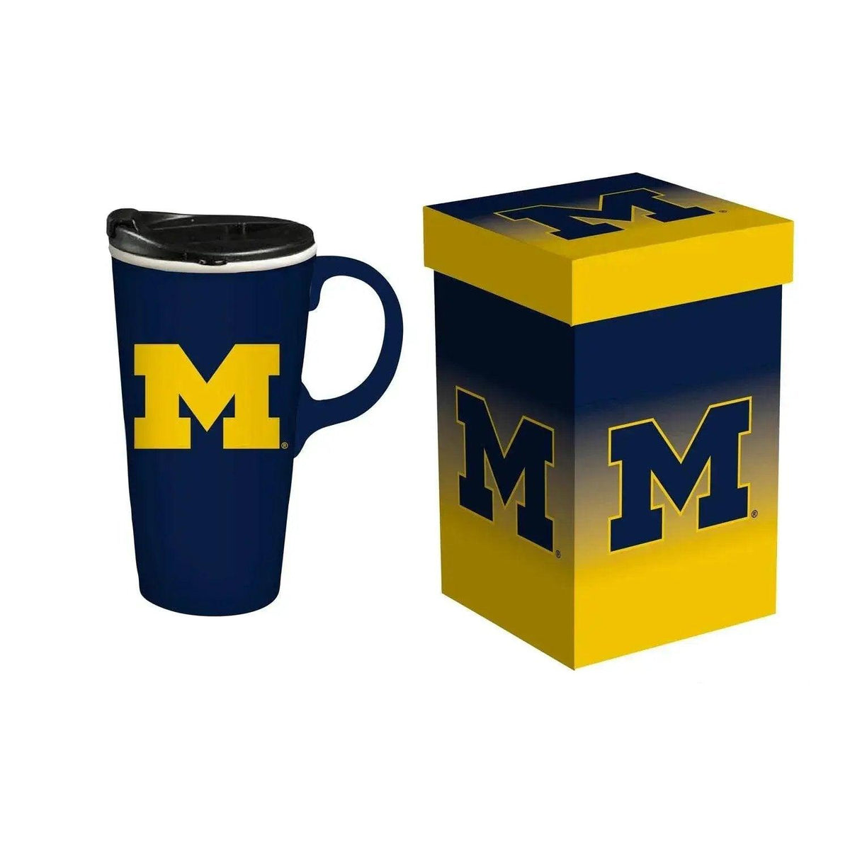  Michigan Wolverines 17oz Travel Latte Cup Boxed Gift Set -  ToylandEU™