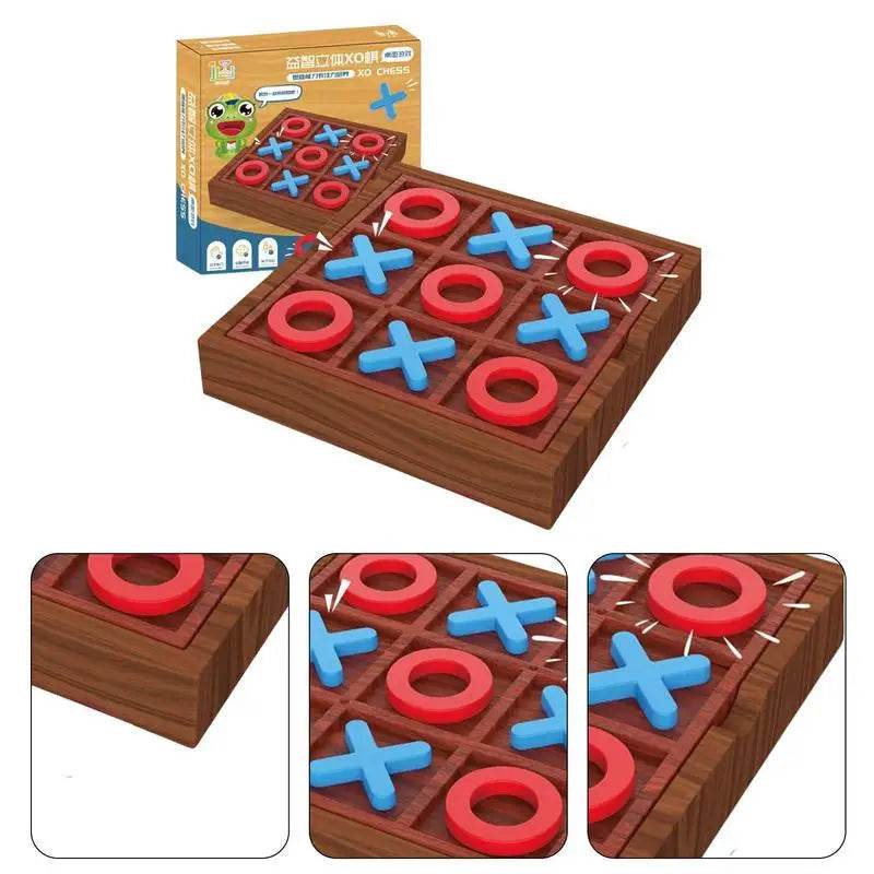 Travel Tic Tac Toe Solitaire Board Game - Family Fun Memory Game for Kids and Adults - ToylandEU