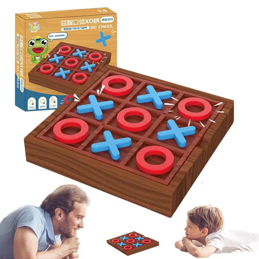 Travel Tic Tac Toe Solitaire Board Game - Family Fun Memory Game for Kids and Adults - ToylandEU