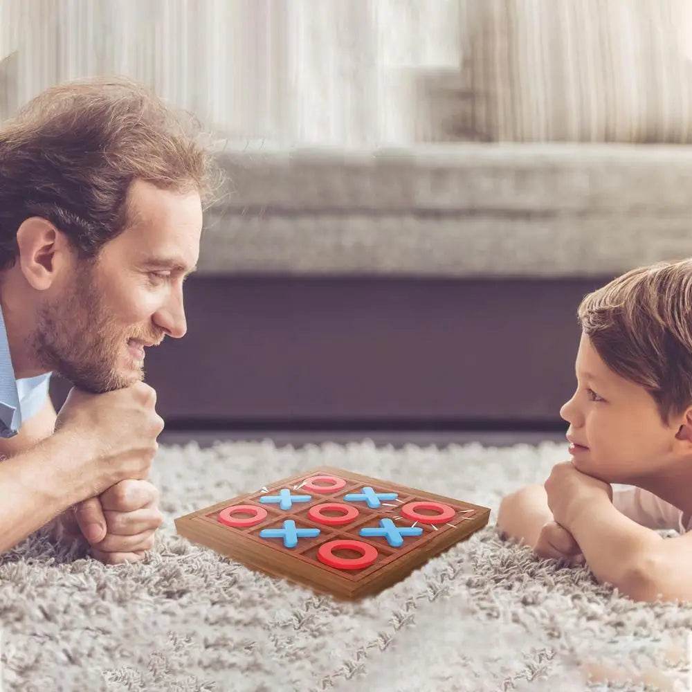 Travel Tic Tac Toe Solitaire Board Game - Family Fun Memory Game for Kids and Adults - ToylandEU