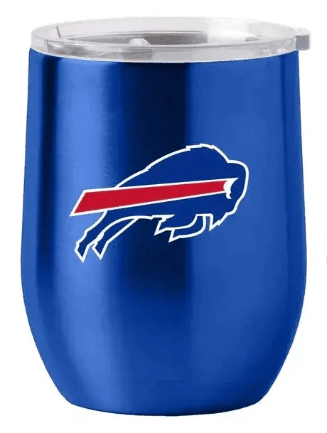  Buffalo Bills Travel Tumbler 16oz Stainless Steel Curved -  ToylandEU™
