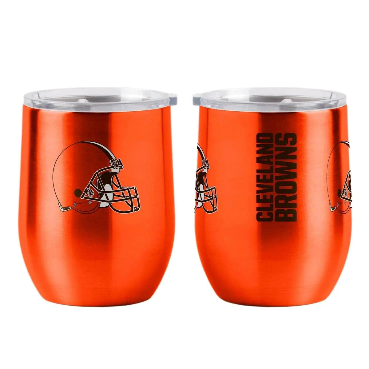  Cleveland Browns Travel Tumbler 16oz Stainless Steel Curved -  ToylandEU™
