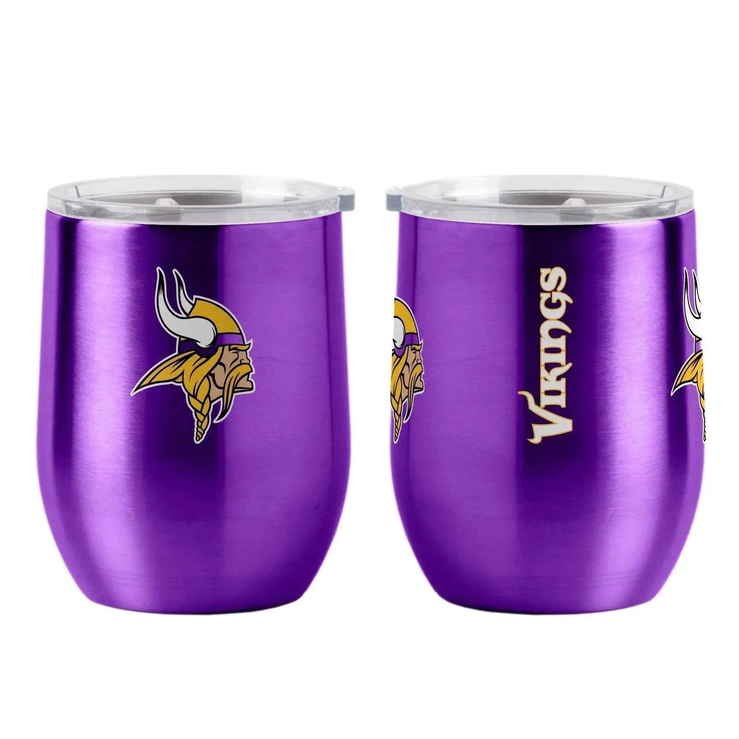  Minnesota Vikings Travel Tumbler 16oz Stainless Steel Curved -  ToylandEU™