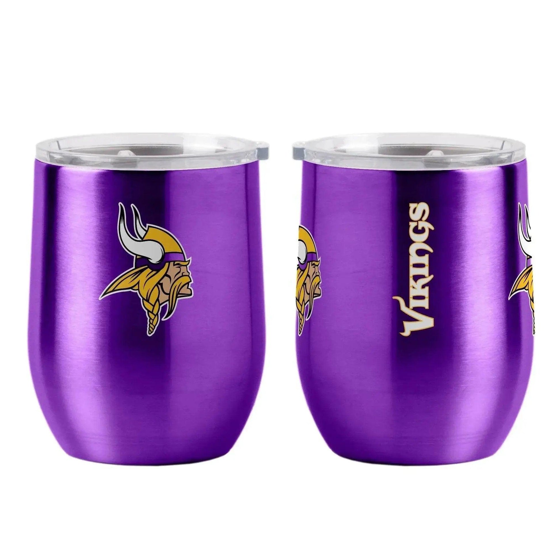  Minnesota Vikings Travel Tumbler 16oz Stainless Steel Curved -  ToylandEU™