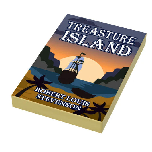 Treasure Island Book Tile (2x3) made using LEGO part - ToylandEU