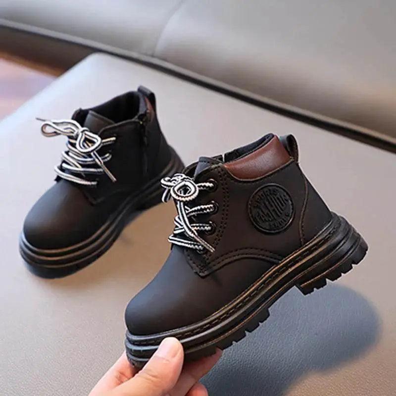  Trendy Ankle Boots for Kids 2025 - Stylish Yellow Short Boots for Boys and Girls, Perfect for Autumn and Winter Warmth -  ToylandEU™