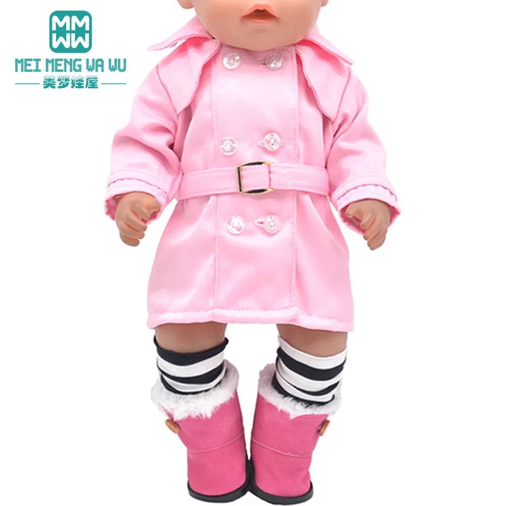 Trendy Casual Outfits for 43 cm Newborn & American Girl Dolls - ToylandEU