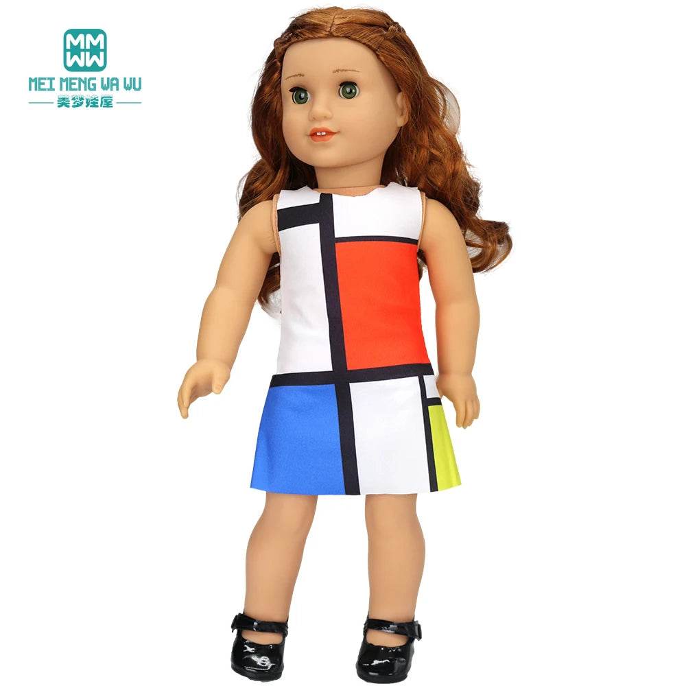 Trendy Doll Outfits: High-Quality Wardrobe Expansion for 43-45cm American Girl & Newborn Dolls - ToylandEU