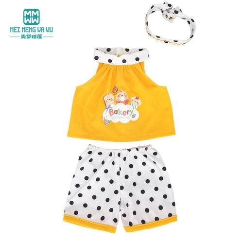 Trendy Doll Outfits: High-Quality Wardrobe Expansion for 43-45cm American Girl & Newborn Dolls - ToylandEU