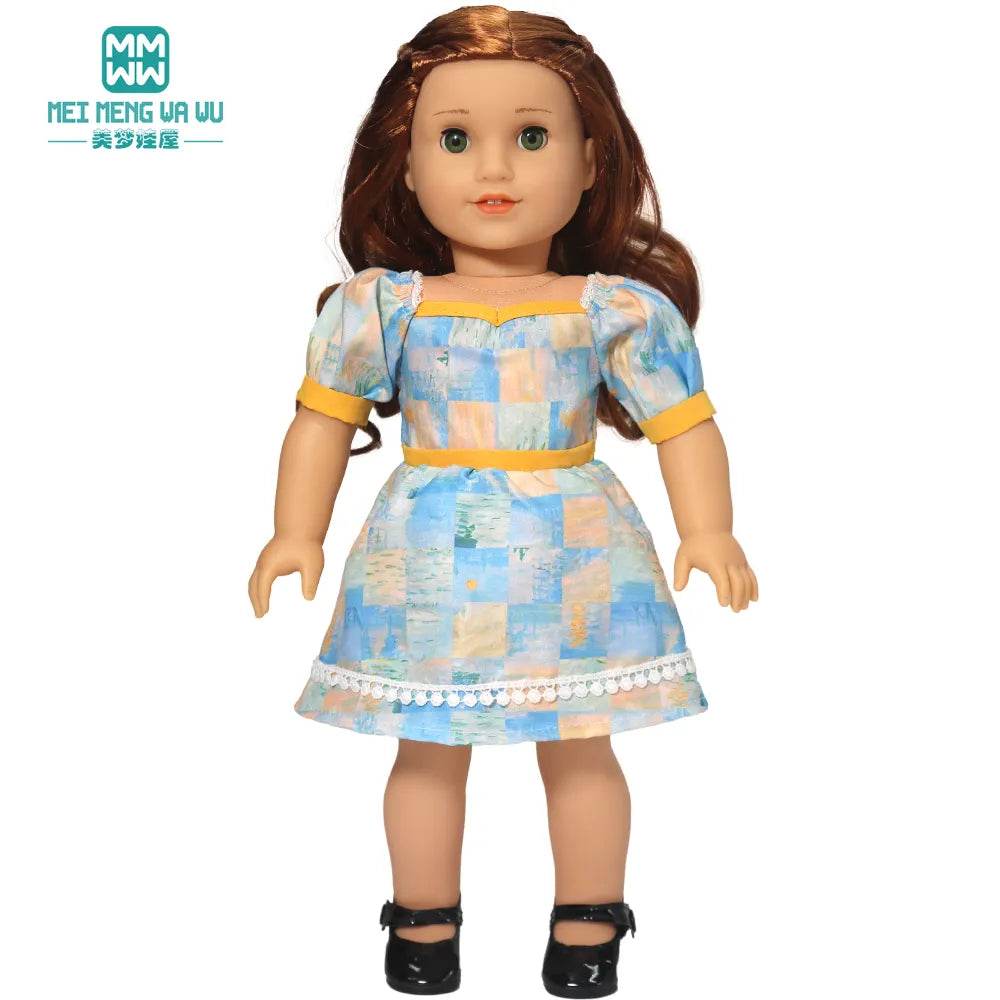Trendy Doll Outfits: High-Quality Wardrobe Expansion for 43-45cm American Girl & Newborn Dolls - ToylandEU