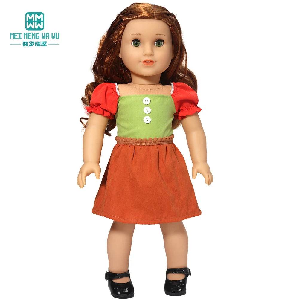 Trendy Doll Outfits: High-Quality Wardrobe Expansion for 43-45cm American Girl & Newborn Dolls - ToylandEU