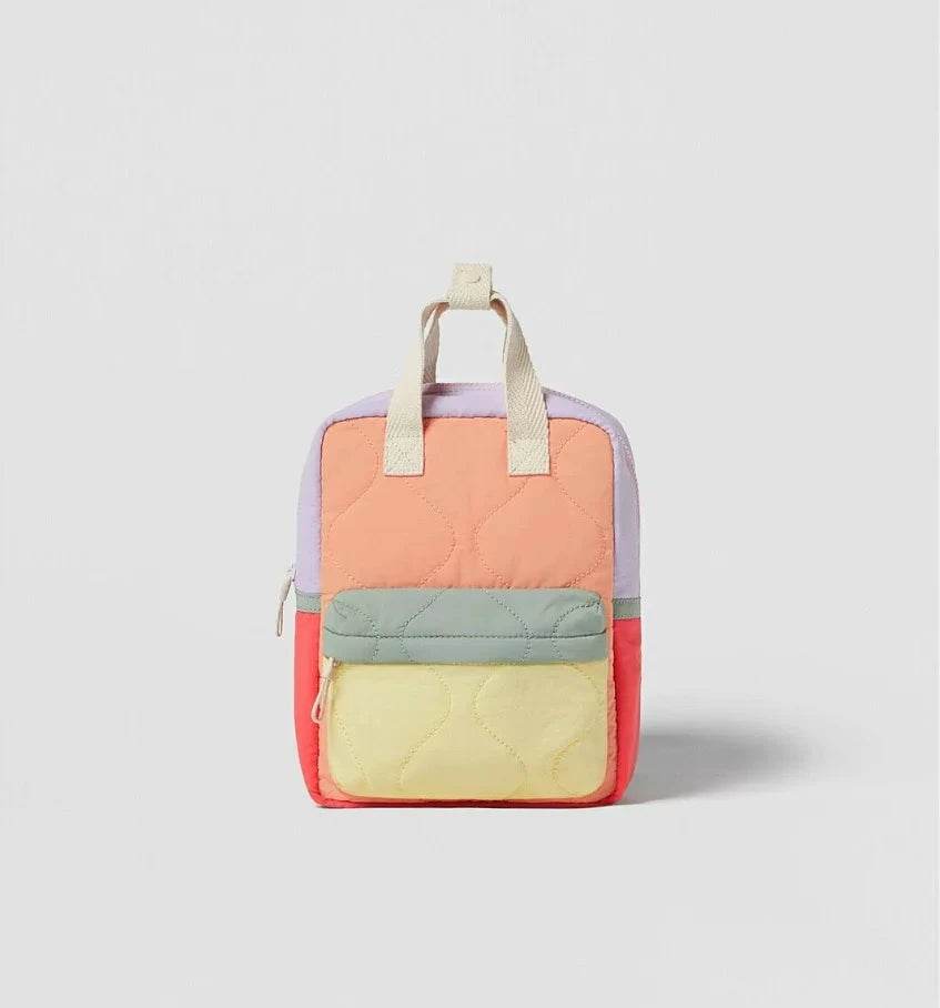 Trendy Kids Backpack School Bag With Cartoon Printed Design Two Shoulder Straps For Boys Ages 4 To 6 - ToylandEU