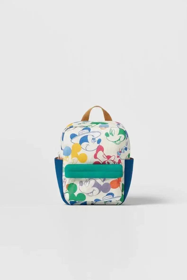 Trendy Kids Backpack School Bag With Cartoon Printed Design Two Shoulder Straps For Boys Ages 4 To 6 - ToylandEU