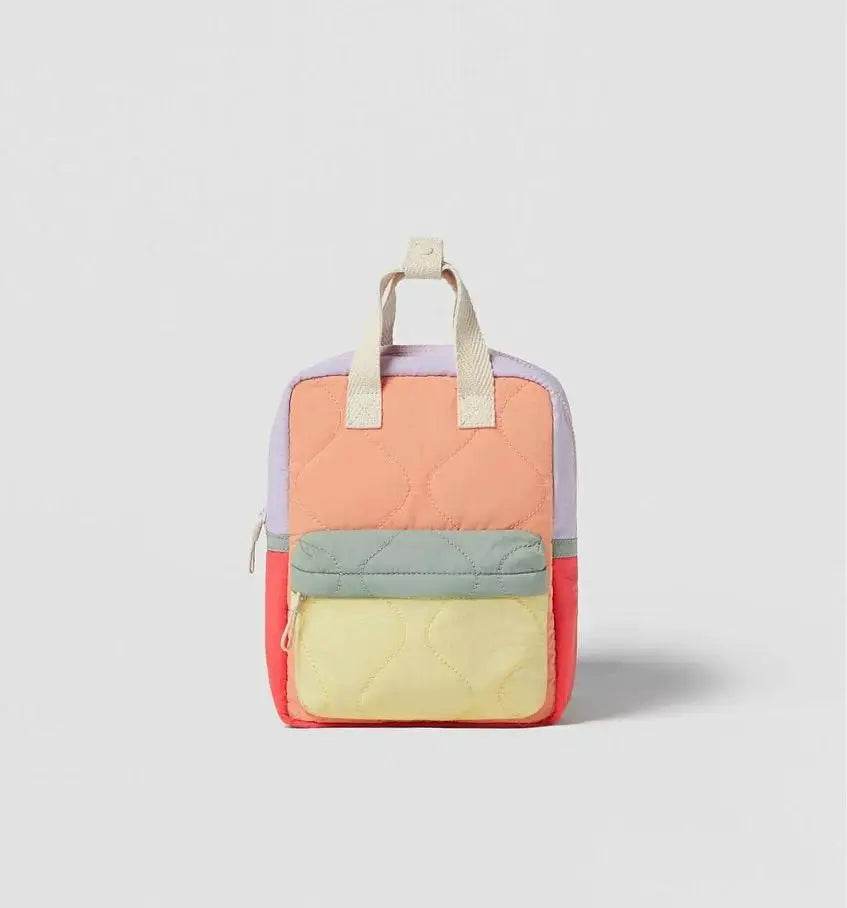 Trendy Kids Backpack School Bag With Cartoon Printed Design Two Shoulder Straps For Boys Ages 4 To 6 - ToylandEU