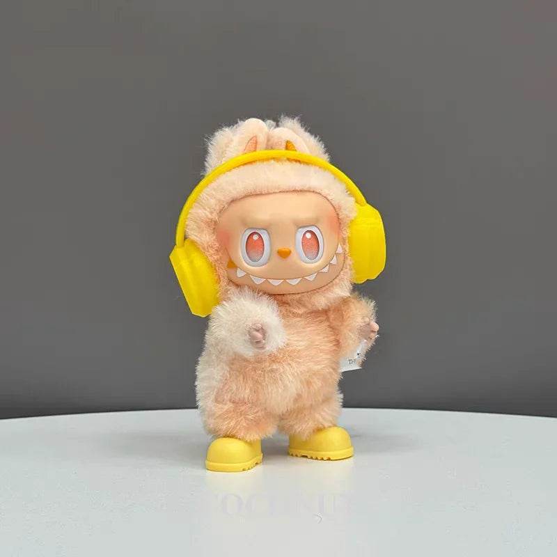 Trendy Labubu Doll Outfit with Stylish Earphones and Boots for Fashion-Forward Collectors - ToylandEU