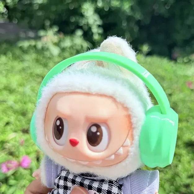 Trendy Labubu Doll Outfit with Stylish Earphones and Boots for Fashion-Forward Collectors - ToylandEU