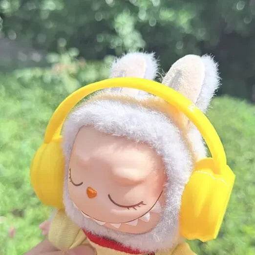 Trendy Labubu Doll Outfit with Stylish Earphones and Boots for Fashion-Forward Collectors - ToylandEU