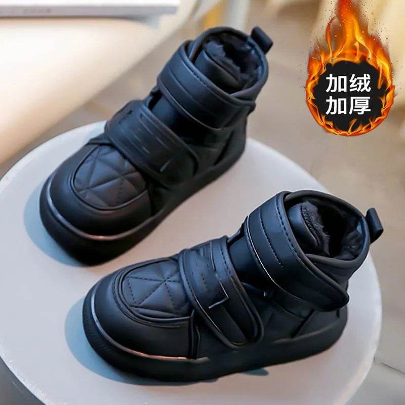 Trendy Winter Plush Boots for Kids - Stylish Soft Bottom Sneakers for Boys and Girls 2025 - ToylandEU