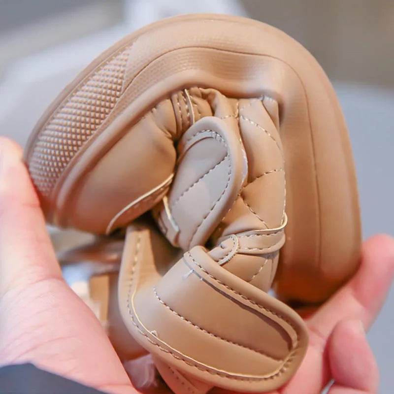 Trendy Winter Plush Boots for Kids - Stylish Soft Bottom Sneakers for Boys and Girls 2025 - ToylandEU