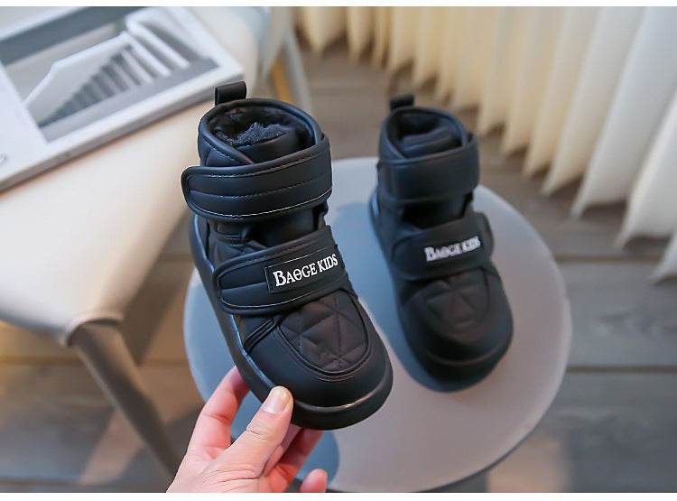 Trendy Winter Plush Boots for Kids - Stylish Soft Bottom Sneakers for Boys and Girls 2025 - ToylandEU