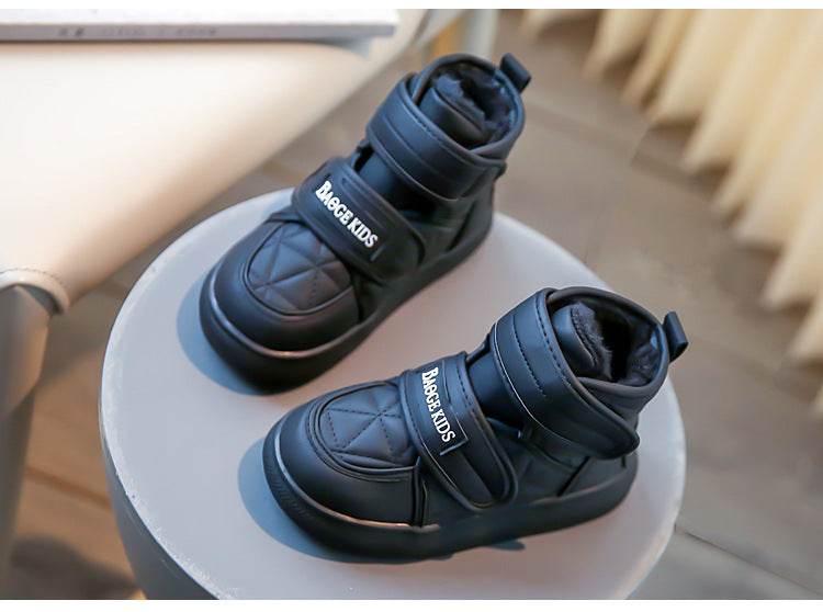 Trendy Winter Plush Boots for Kids - Stylish Soft Bottom Sneakers for Boys and Girls 2025 - ToylandEU